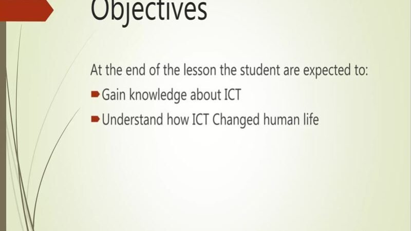 lecture 2 ICT Introduction to Information and Communication Technology