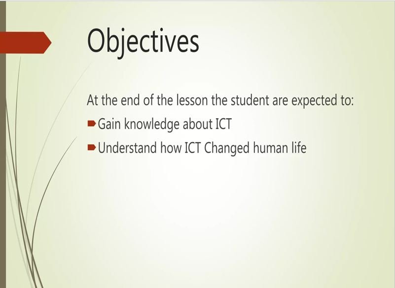 lecture 2 ICT Introduction to Information and Communication Technology